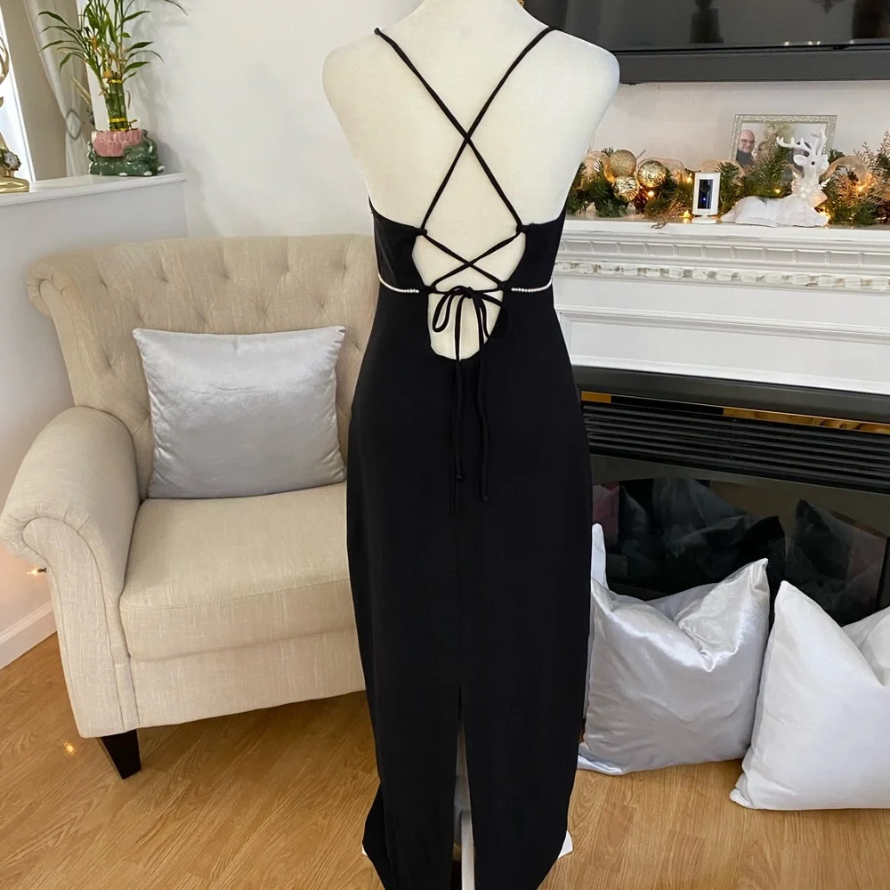 JUMP WOMEN’S BLACK DRESS 👗 SIZE:9/10 - Picture 4 of 10